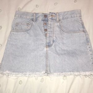 Light Wash denim skirt- XS/S